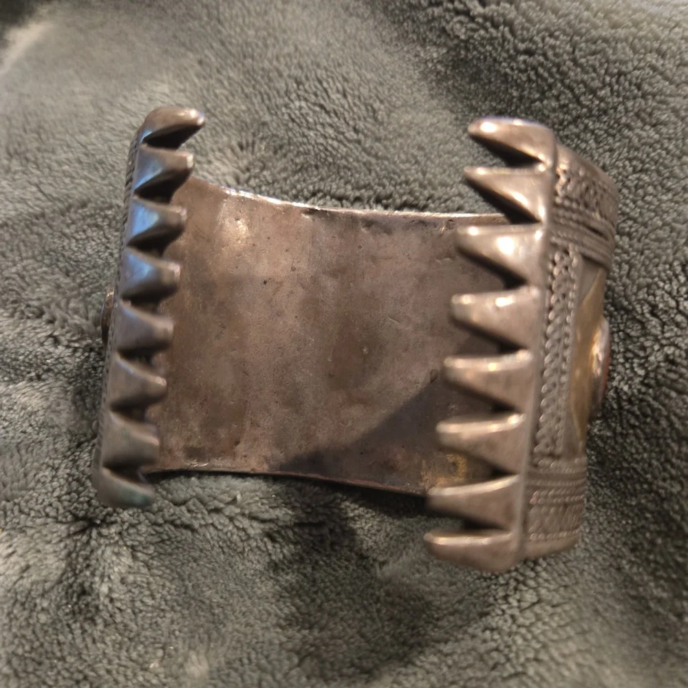 Turkmen Tribal Jewelry Qasli Bilezik Cuff Bracelet